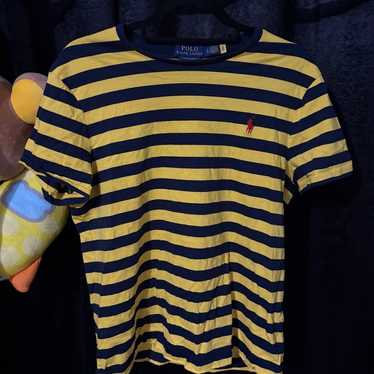 Ralph Lauren Yellow and Navy slim T-shirt