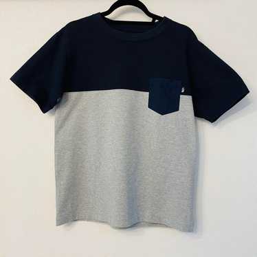 THE NORTH FACE Color-Blocked T-Shirt Navy/Gray Poc