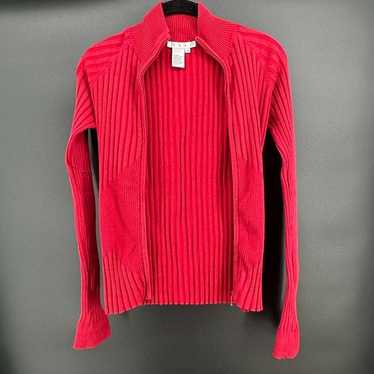 Vintage CAbi silk cotton blend stretch Sweater Med