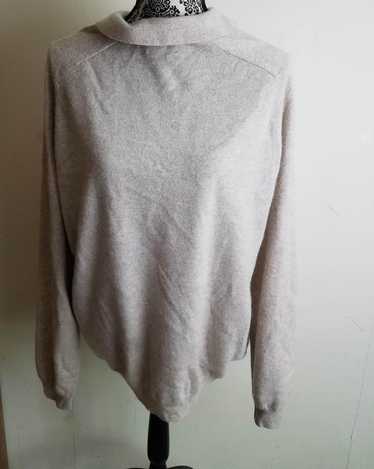 Neiman Marcus Cashmere Sweater Size XL Beige Men's