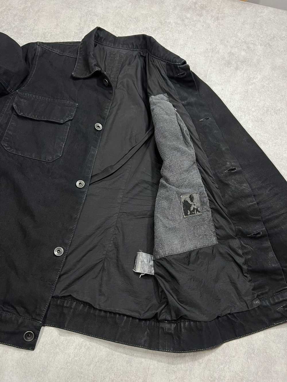 Olmar & Mirta × Rick Owens Denim Jacket waxed Rick Owens