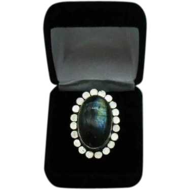 Magnificent BOLD Labradorite Gemstone Vintage Ster