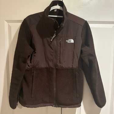 Brown North Face Zip Up