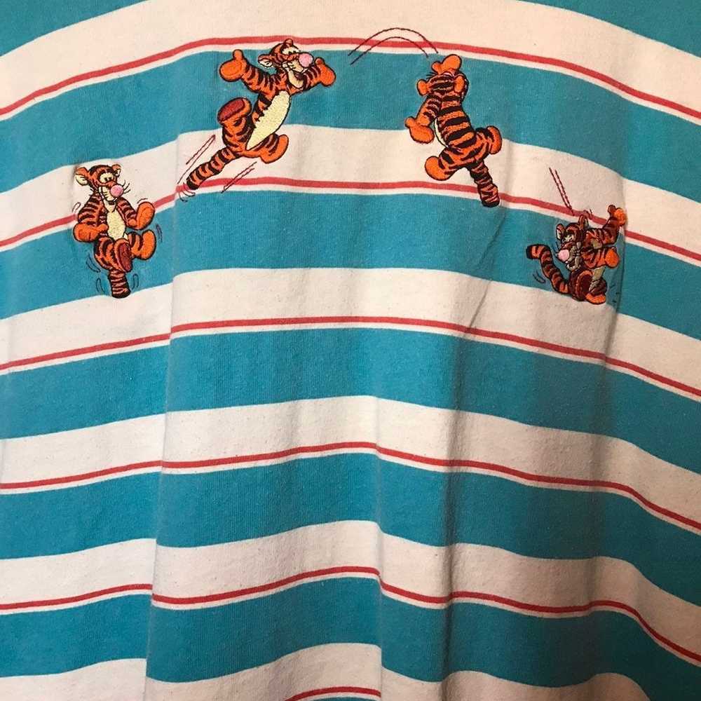 Vintage Disney Store Tigger Embroidered Shirt XXL… - image 2