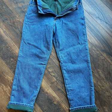 L.L. Bean fleece-lined jeans