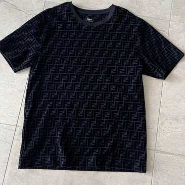 $930 BRAND NEW FENDI LOGO T-SHIRT US FF LOOSE MEDIUM M SHIRT