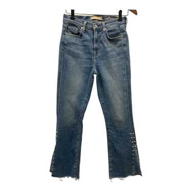 7 for all Mankind Luxe Vintage High Waist Slim Kic