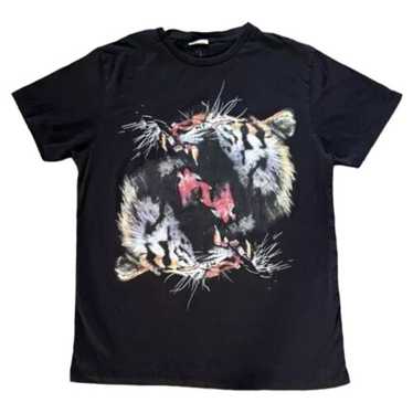 【新品】Marcelo Burlon TIGER LIGHTNING Marcelo Burlon Tiger Lightning Tee Black & Multicolour | END