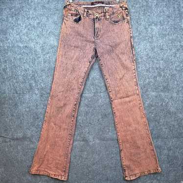 Vintage Baby Phat Jeans Womens 7 Orange Boot Flar… - image 1