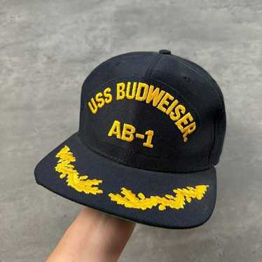 Vintage Deadstock USS Budweiser AB-1 Military Gold