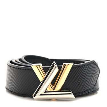 LOUIS VUITTON Epi 30mm LV Twist Belt 85 34 Black