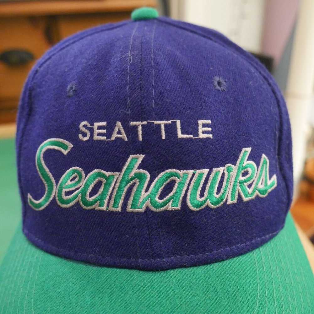 Vtg Seattle Seahawks Script Sports Specialties Fi… - image 2