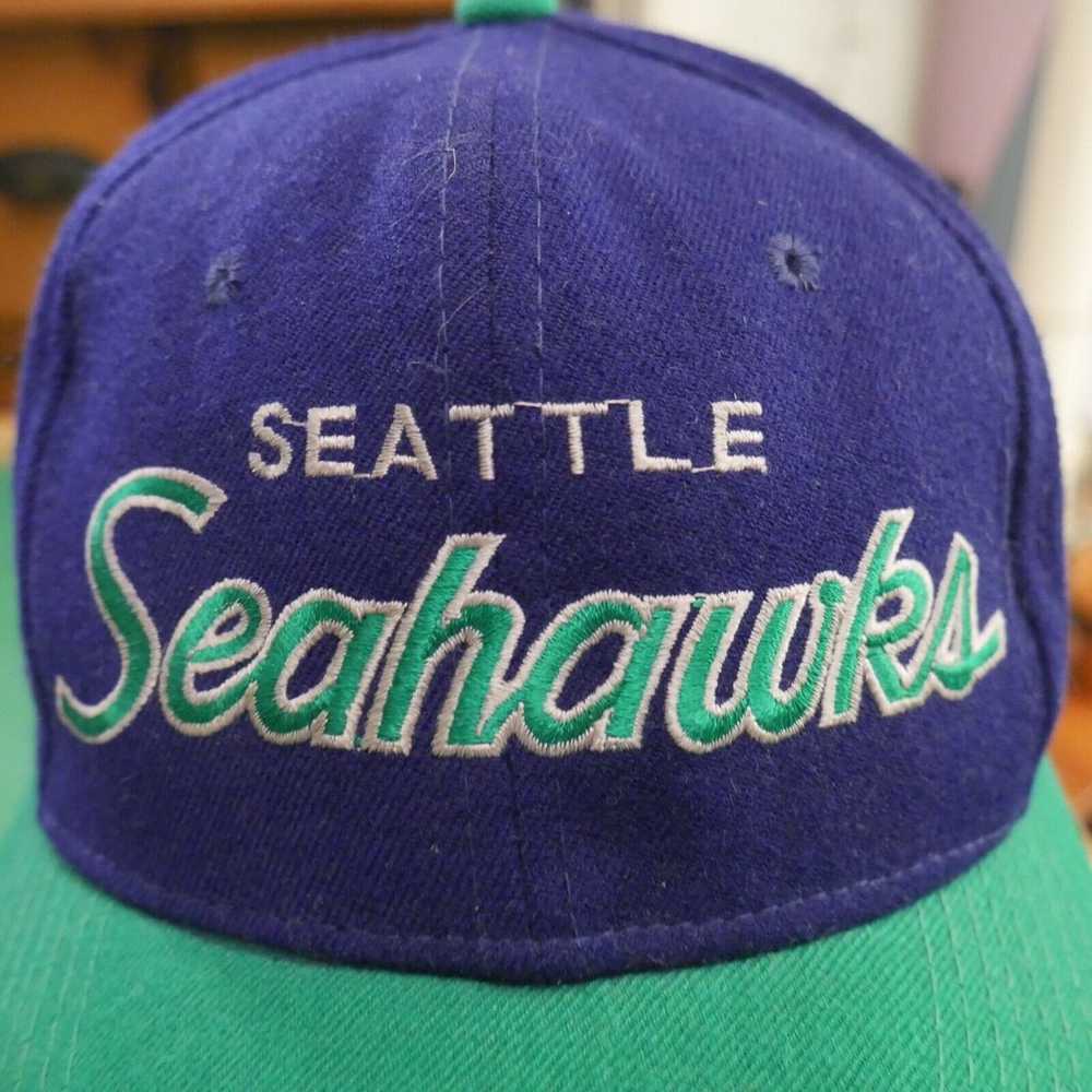 Vtg Seattle Seahawks Script Sports Specialties Fi… - image 3