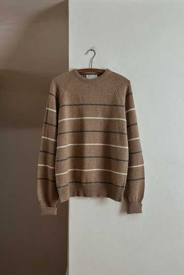 1970's OVERSIZED LAMBSWOOL STRIPE JUMPER