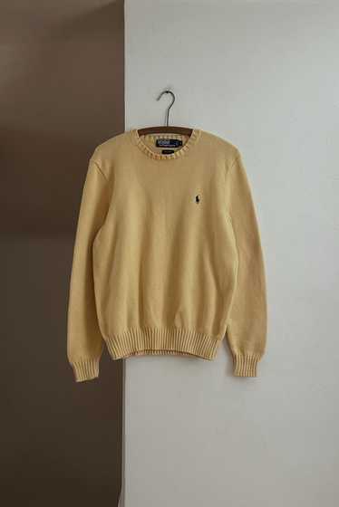 1990's RALPH LAUREN BUTTER COTTON JUMPER