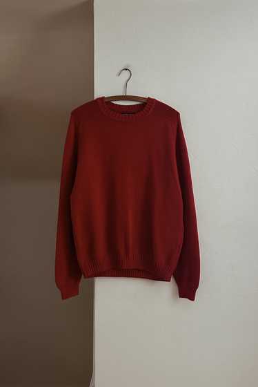 1990's LANDS END CHERRY COTTON JUMPER