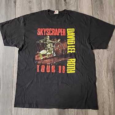 J364 バンヘイレン　1988ツアーTシャツ サイズ女M Van halen 1988 vintage - Gem