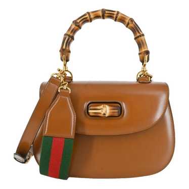 Gucci Bamboo leather handbag