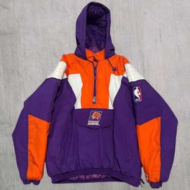 NBA Phoenix Suns ウォームアップジャケット Lサイズ フェニックス サンズ NBA プライムタイム ヘビーウェイト サテン