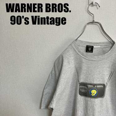 90s Warner Bros Tweety optical illusion T-shirt XL