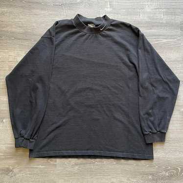 Vintage Y2K Black Faded Nike Long Sleeve Shirt