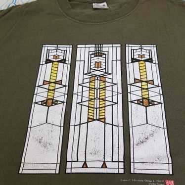 Vintage 90s Frank Lloyd Wright Art Shirt