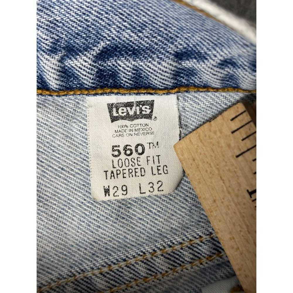 Levi's 560 Loose Fit Tapered Leg Light Wash Denim… - image 2