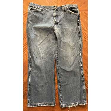 vintage wrangler jeans men size 40x30 blue denim