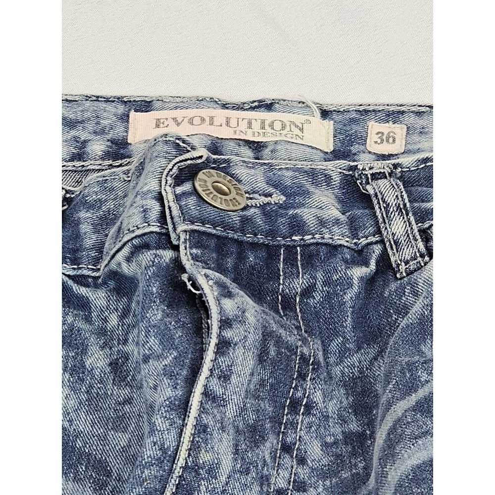 Evolution Jeans Men's Size 36. Stone Washed Distr… - image 3