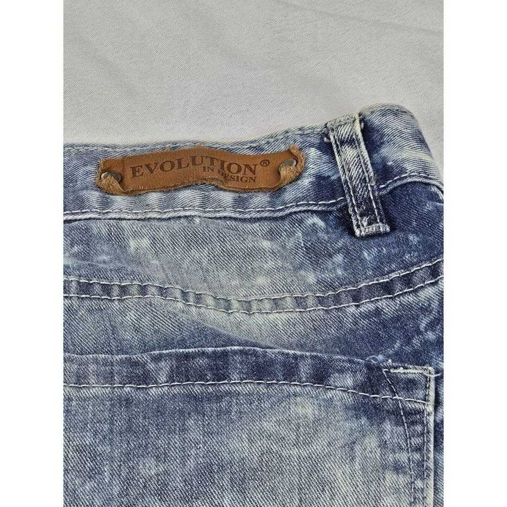 Evolution Jeans Men's Size 36. Stone Washed Distr… - image 6