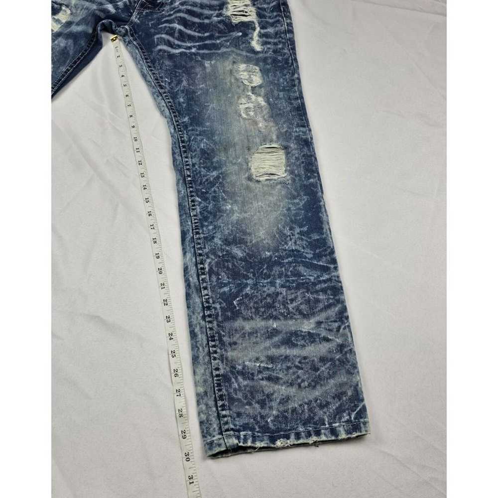 Evolution Jeans Men's Size 36. Stone Washed Distr… - image 8