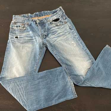 Rivet de cru jeans