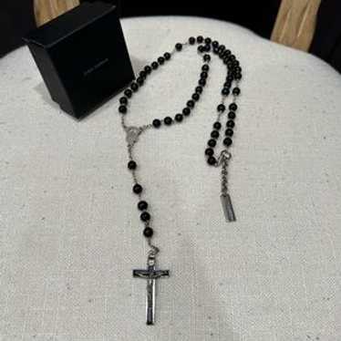 アクセサリー DOLCE&GABBANA rosary necklace 00s Dolce & Gabbana Rosary Necklace Silver 925 Vintage Used | eBay