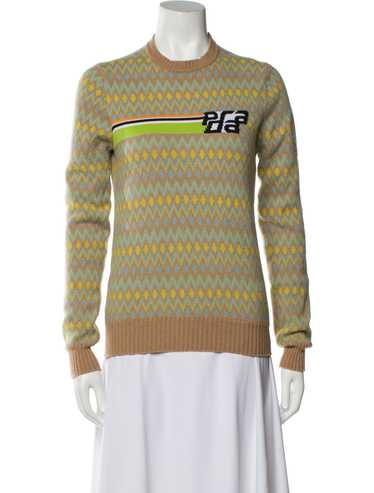 Prada Virgin Wool Pullover From the Resort 2019 Co