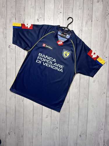 イタリア サッカー Joma Chievo Verona Men's Joma Chievo Verona Soccer Jersey Home Kit 02/03 NWTS