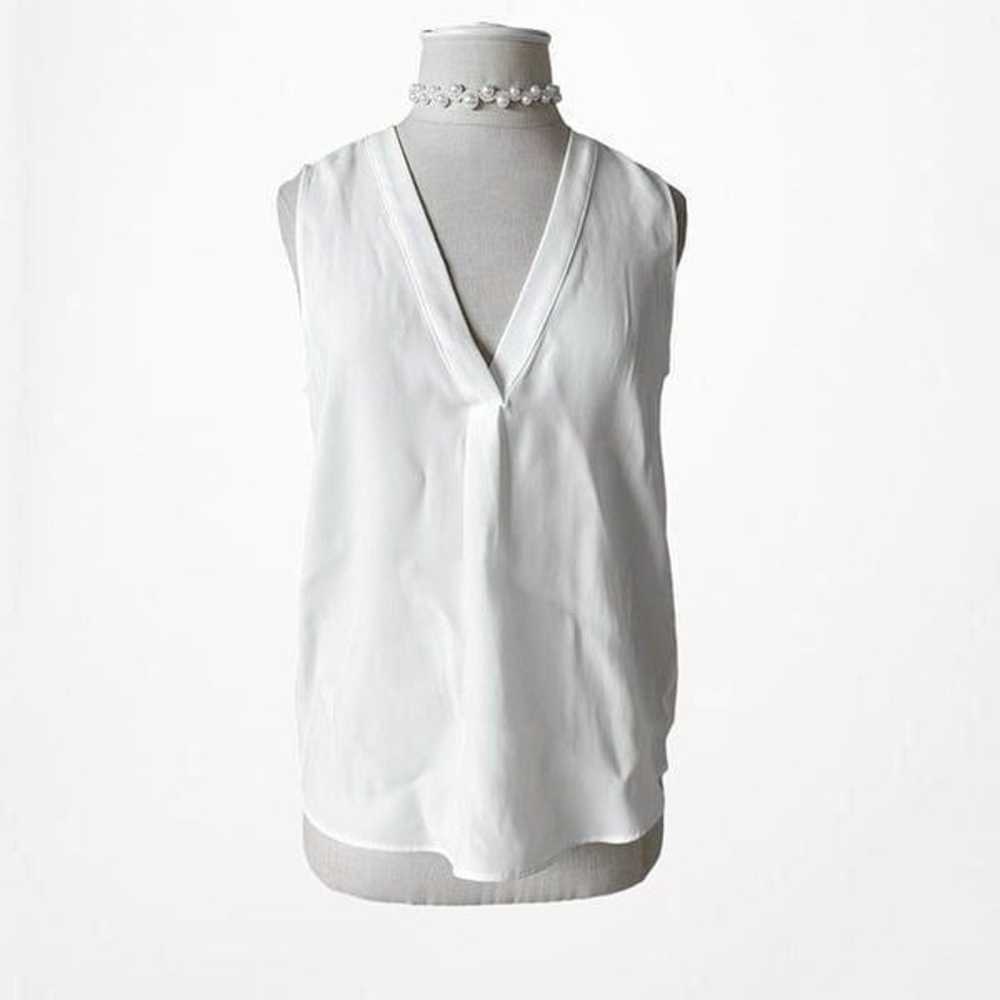 Zara Off White V-Neck Sleeveless Tank Top Size XS… - image 3