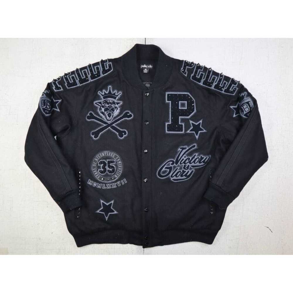 Pelle Pelle Varsity Pellepelle 35th Anniversary Jacket Black Size 4XL
