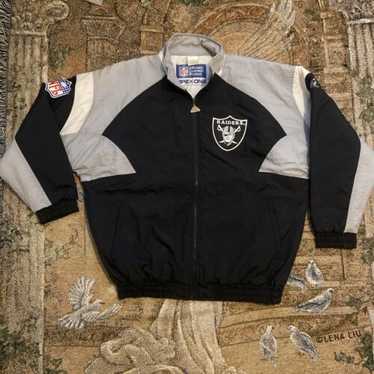 RAIDERS APEXONE 90s NFL ナイロンジャケット XL 白 黒 Apex one 1990s raiders - Gem