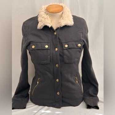 Twisted Heart Jacket With Zipper And Button Snap … - image 1