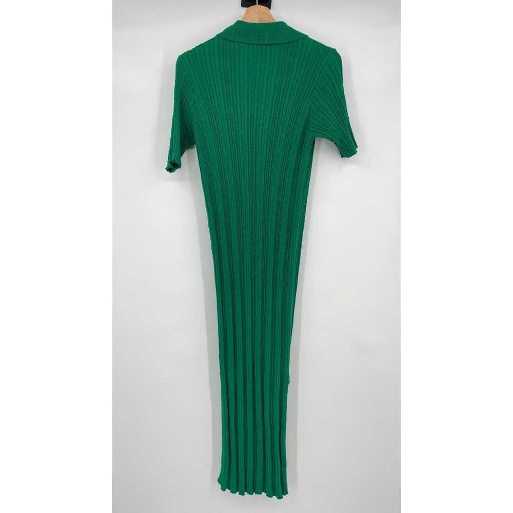 FP Beach | Green Riding Waves Sweater Knit Midi D… - image 4