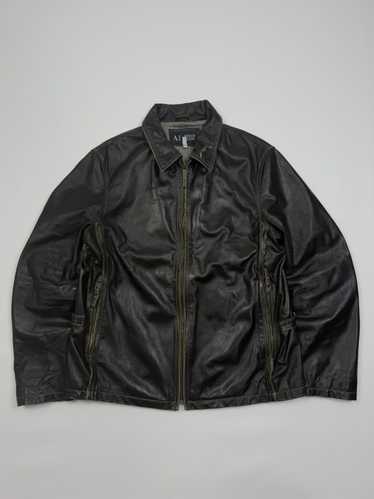 Retro Nineties Jacket: Early 90s -Armani Jeans- Mens dark