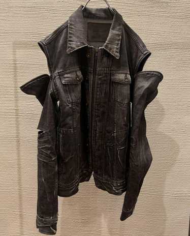 安00s julius ninja cowl neck denim jacket 安00s julius ninja cowl neck denim jacket