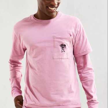 Stussy shirt logo pink - Gem