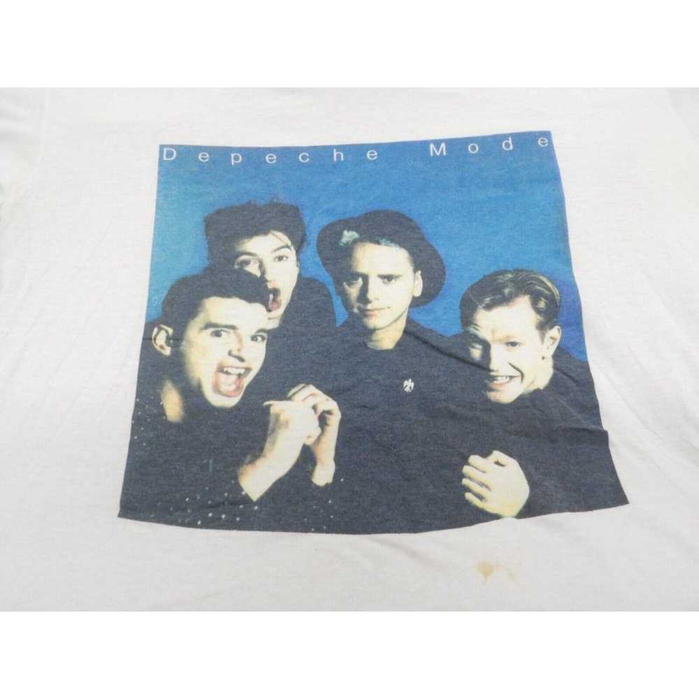 VINTAGE 80s DEPECHE MODE SYNTH POP NEW WAVE ROCK SHIRT TOUR CONCERT XL
