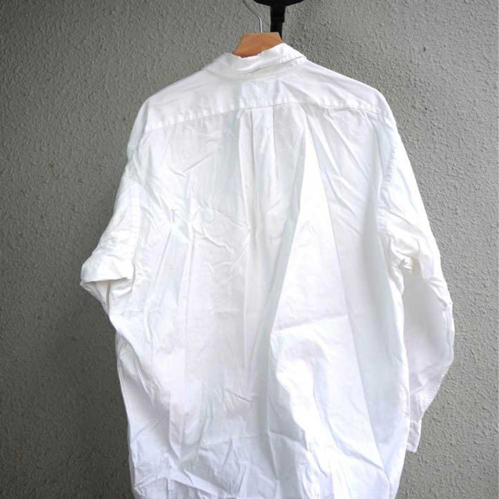 1990s Ralph Lauren Shirt White XL - image 3