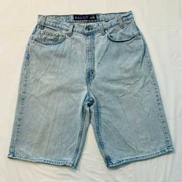 パンツ 90s Levis Silver Tab Plaid Baggy Shorts Vintage Rare 90s Levi's Silver Tab Relaxed Plaid Pants made