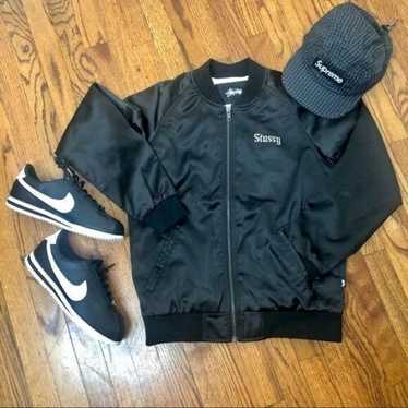 Stussy satin bomber jacket - Gem