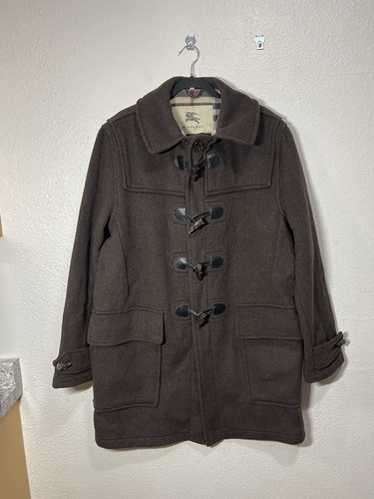 ジャケット・アウター Burberry Made in England Duffle Coat Iconic Original Burberry Plaid Check Made in London Wool