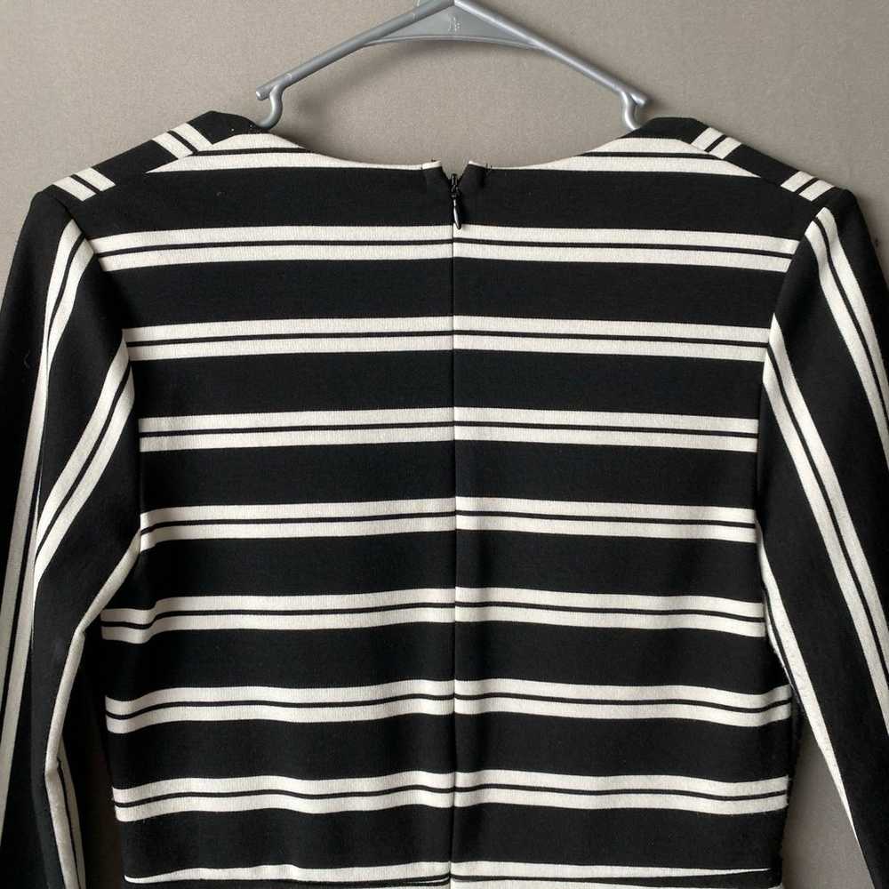 Silence + Noise sz S black white strip long sleev… - image 8