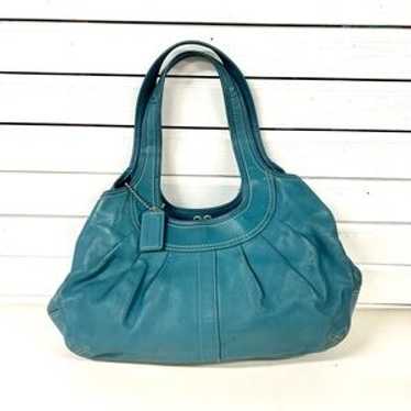 バッグ Vintage Coach Hobo Ergo Blue Rare y2k Vintage Y2k Coach Aqua Blue Mini Ergo Shoulder Bag SOLDDD